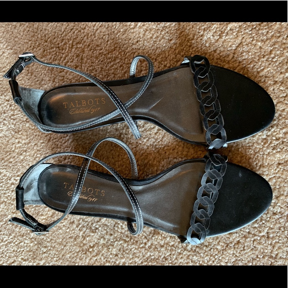Talbots Wedge, Cross Strap Sandal